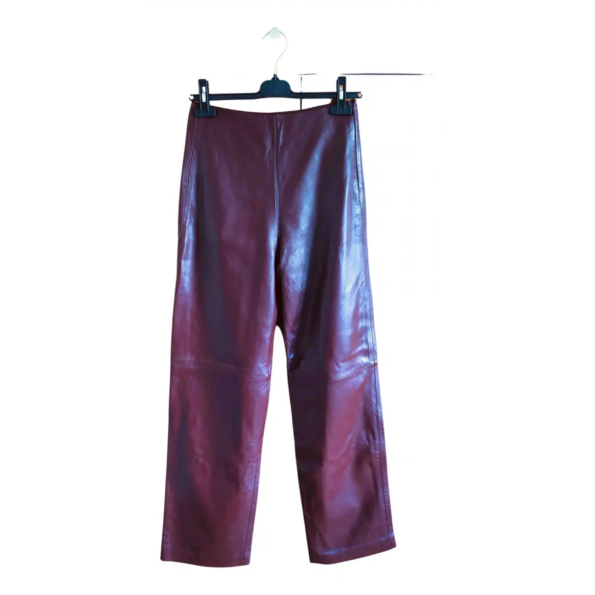 Leather large pants Jacquemus