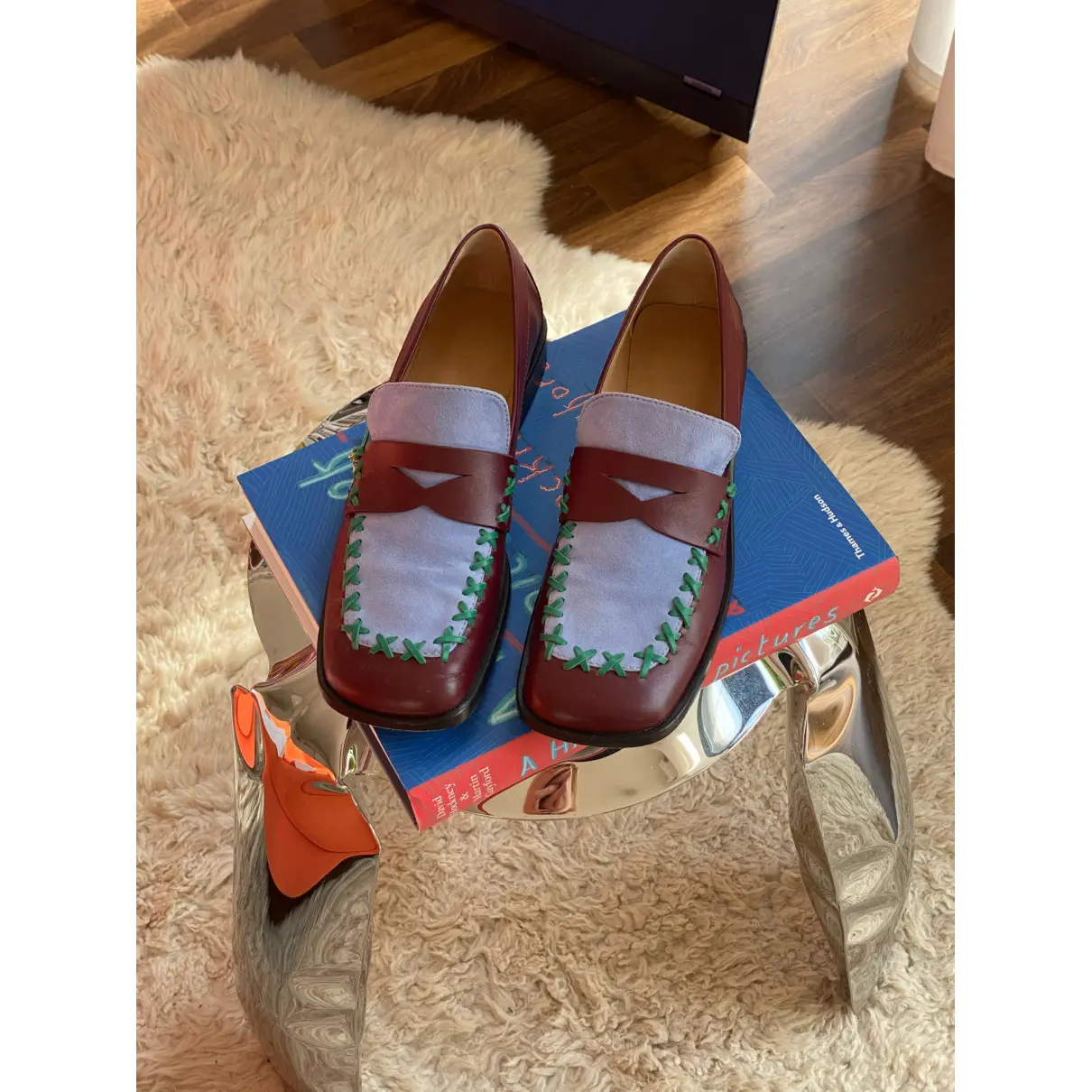 Buy JW Anderson Leather flats online