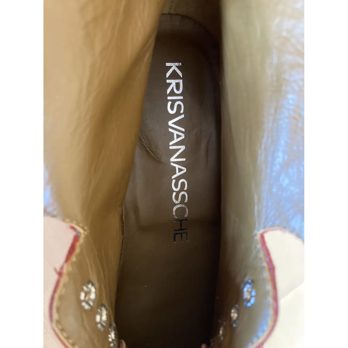 Buy Kris Van Assche Leather boots online
