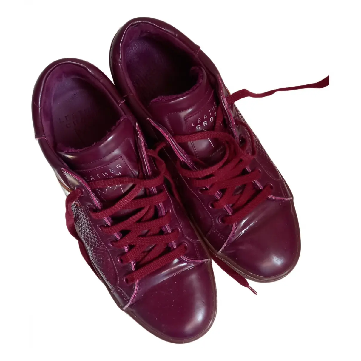 Leather trainers Leather Crown