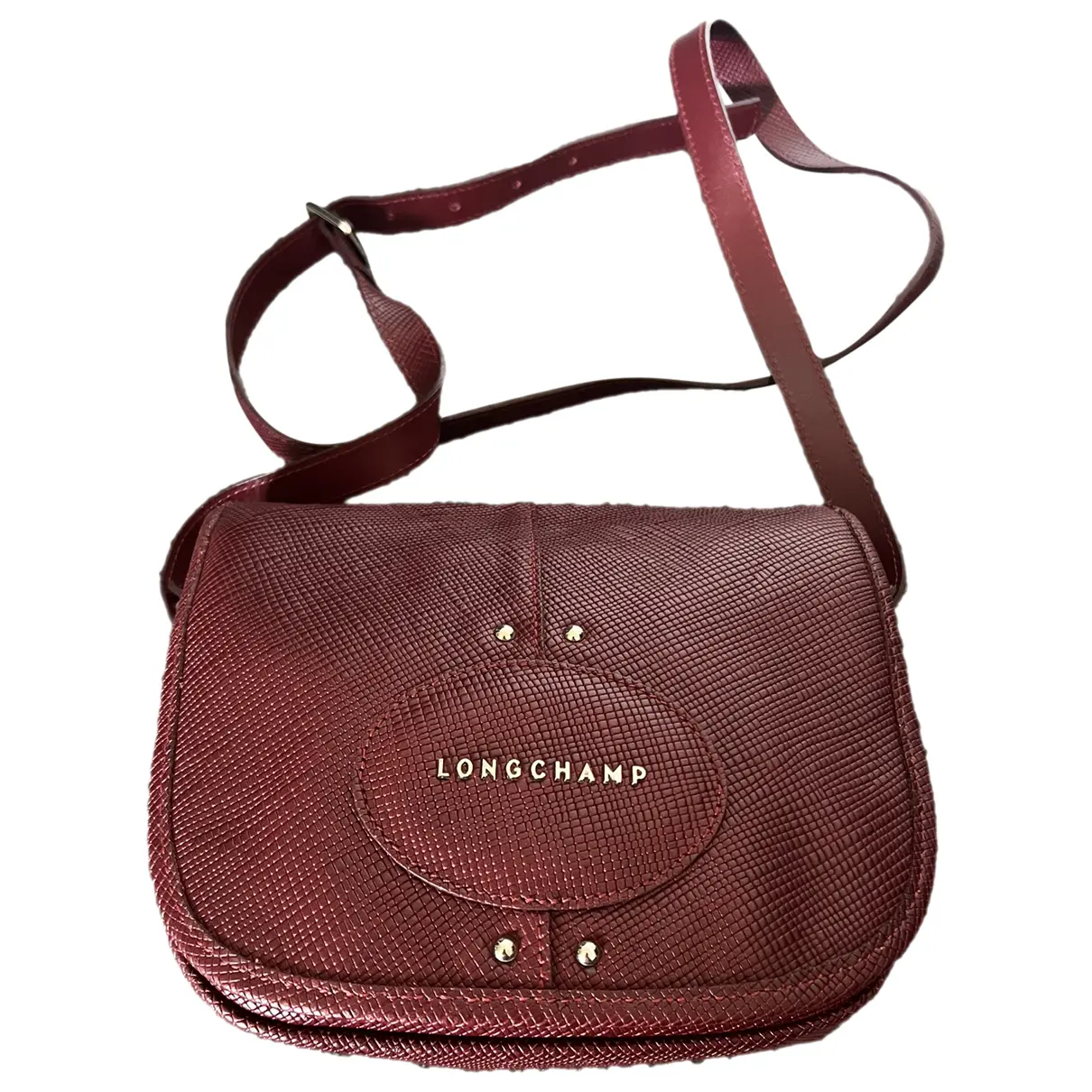 Leather crossbody bag Longchamp