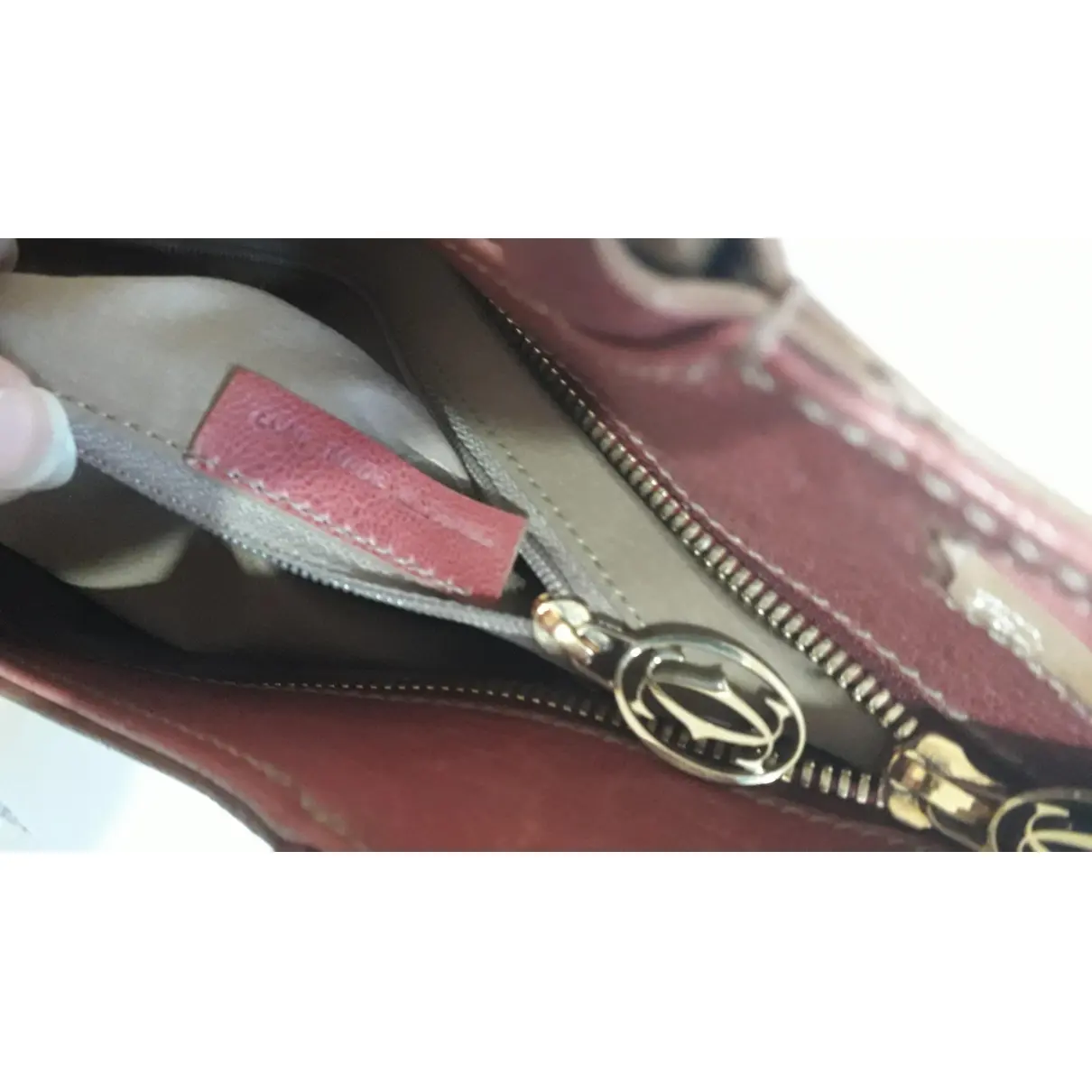 Marcello leather handbag Cartier - Vintage
