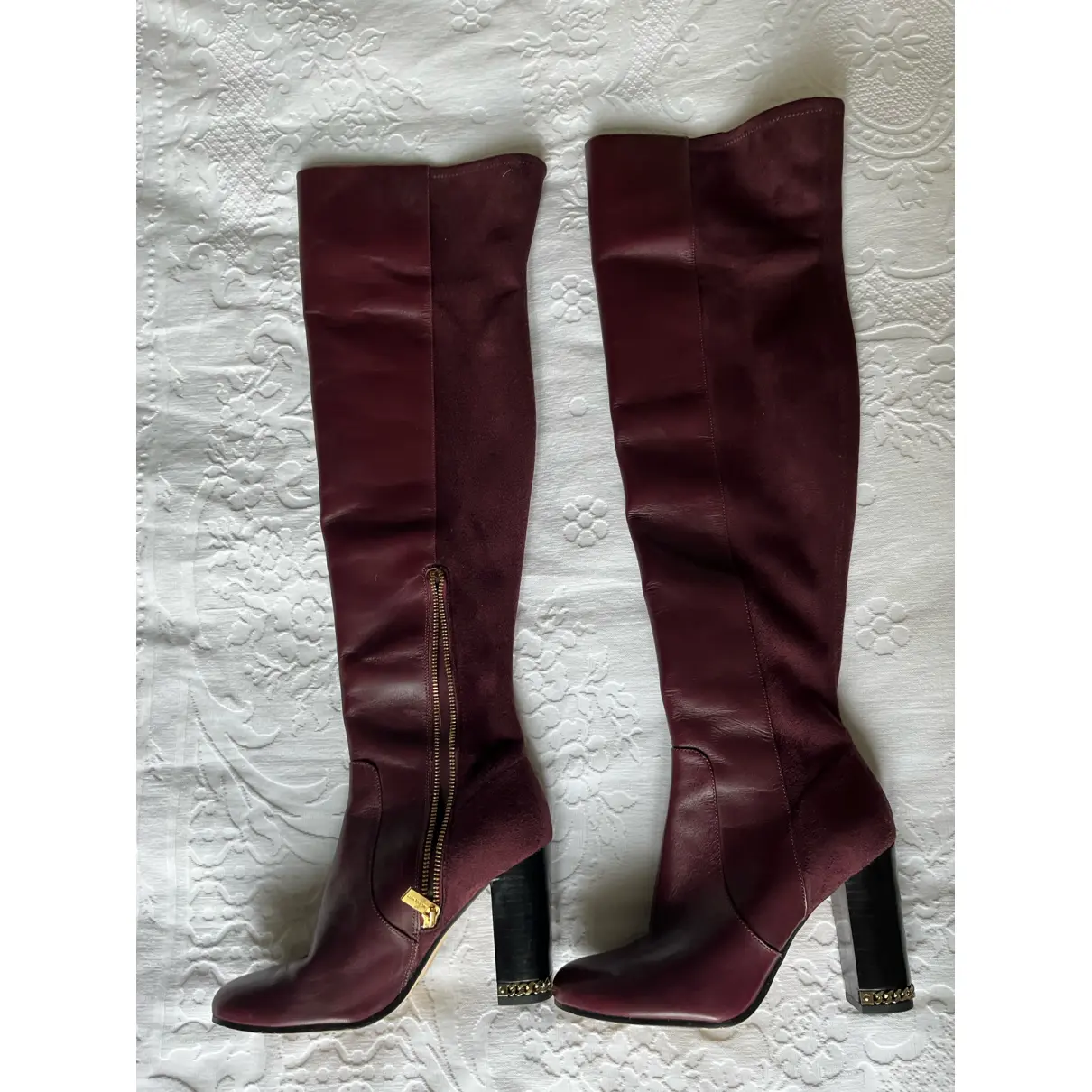 Leather boots Michael Kors