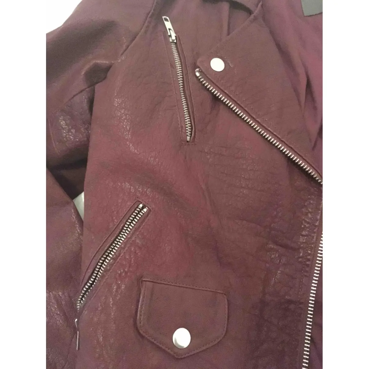 Muubaa Leather short vest for sale