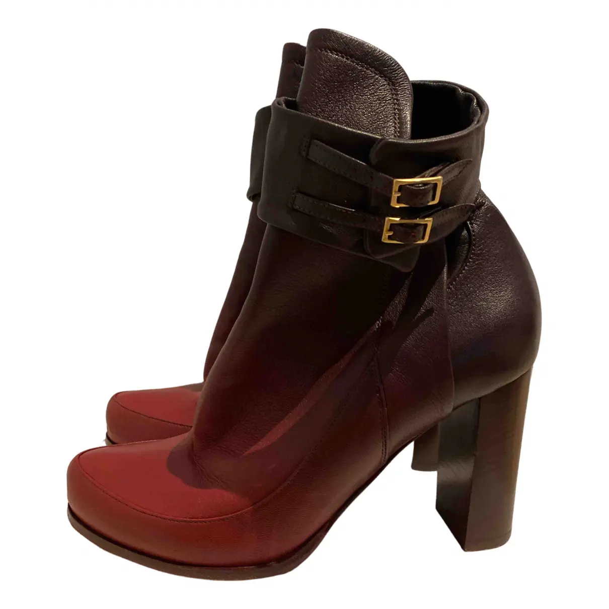 Leather riding boots Nina Ricci
