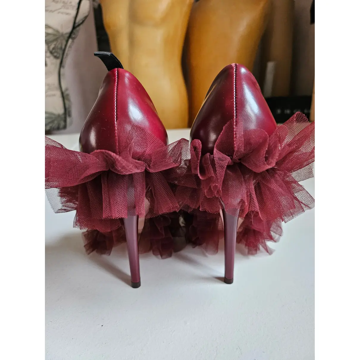 Buy Nina Ricci Leather heels online