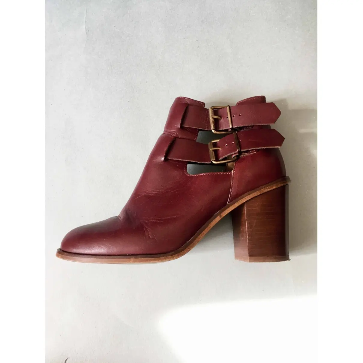 Buy Office London Leather buckled boots online