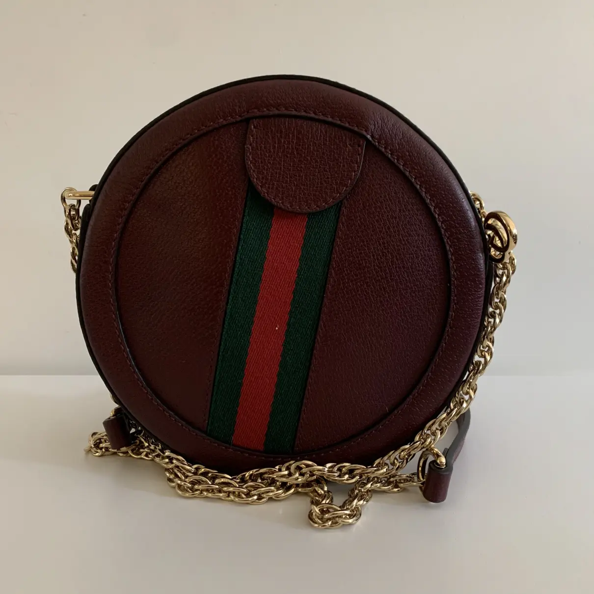 Buy Gucci Ophidia Round leather crossbody bag online