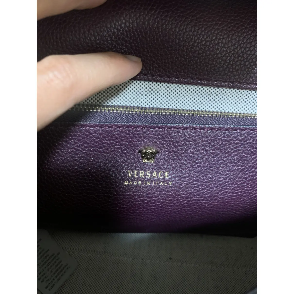 Palazzo Empire leather bag Versace