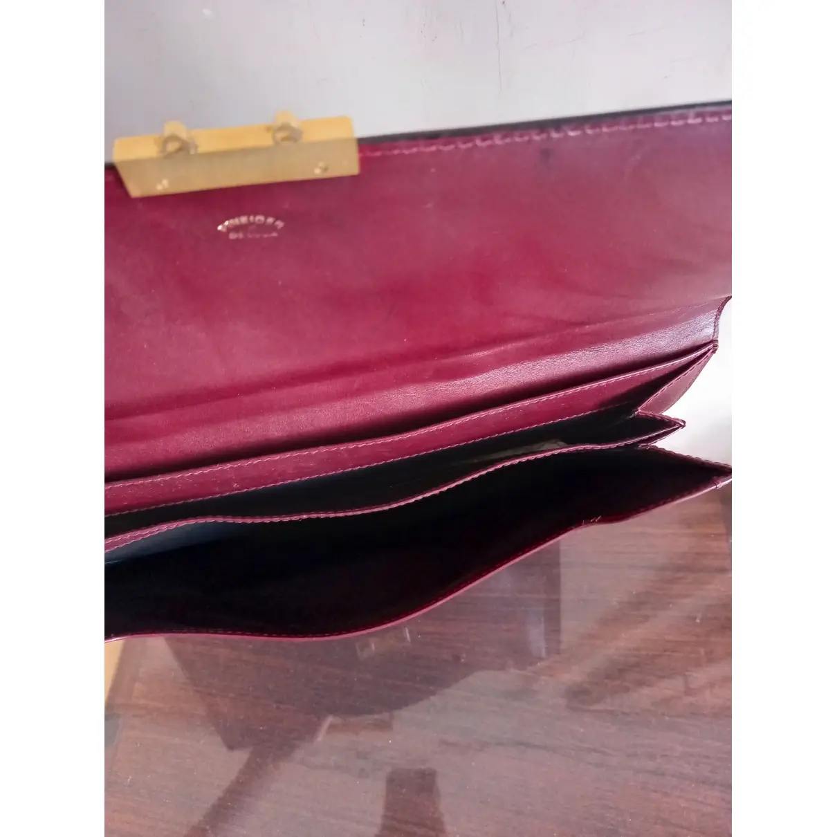 Leather bag Pineider