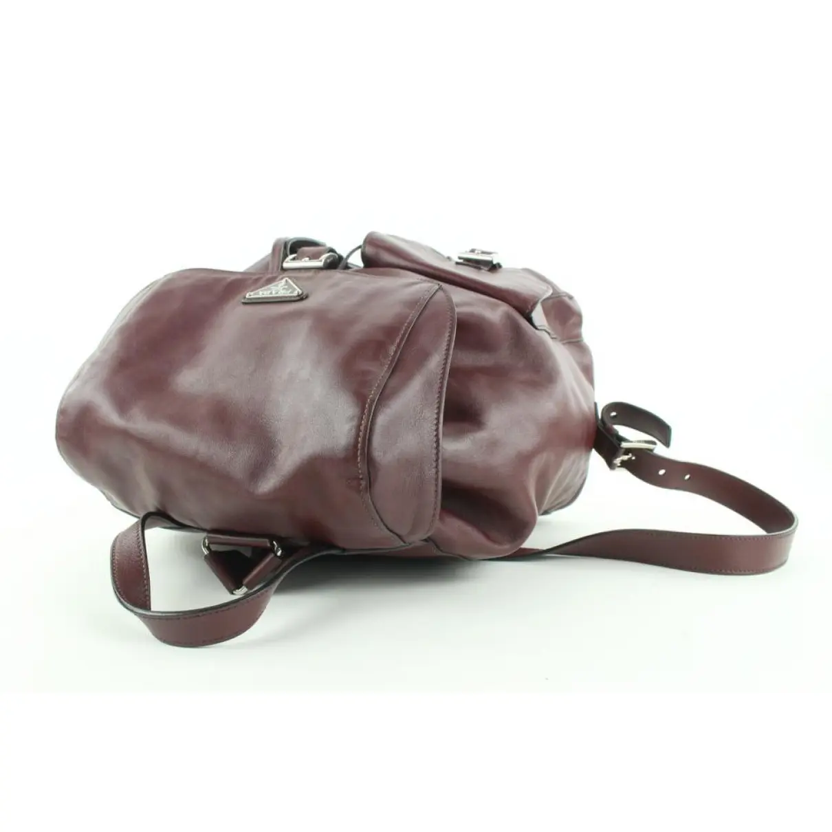 Leather backpack Prada