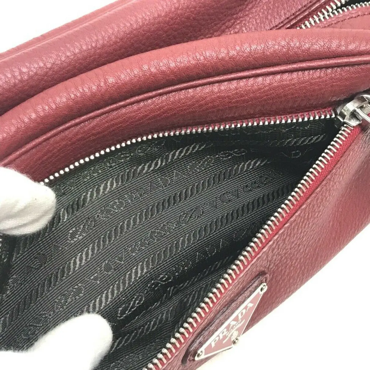 Leather travel bag Prada