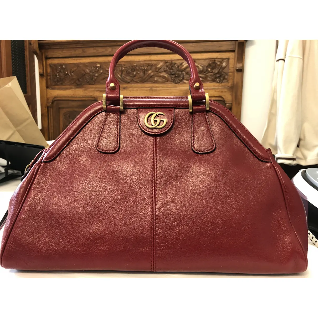 Buy Gucci Re(belle) leather handbag online
