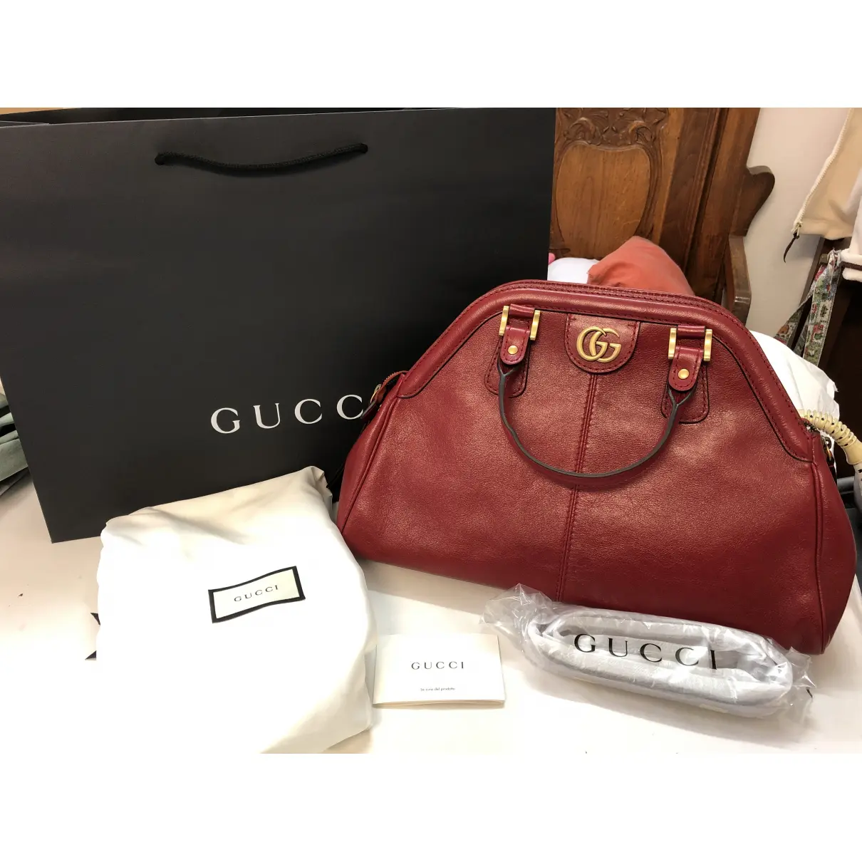 Re(belle) leather handbag Gucci