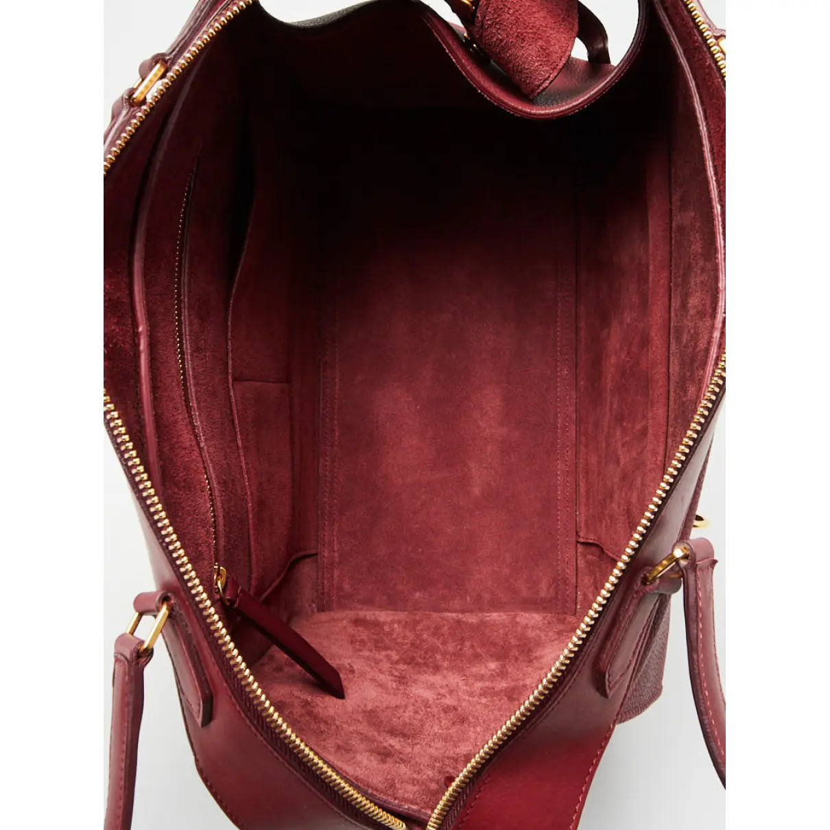 Ring leather handbag Celine