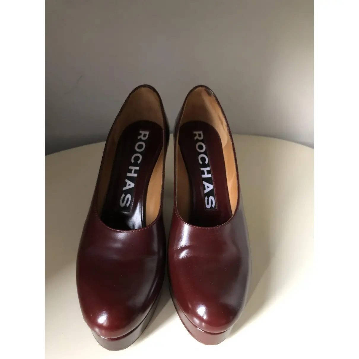 Rochas Leather heels for sale