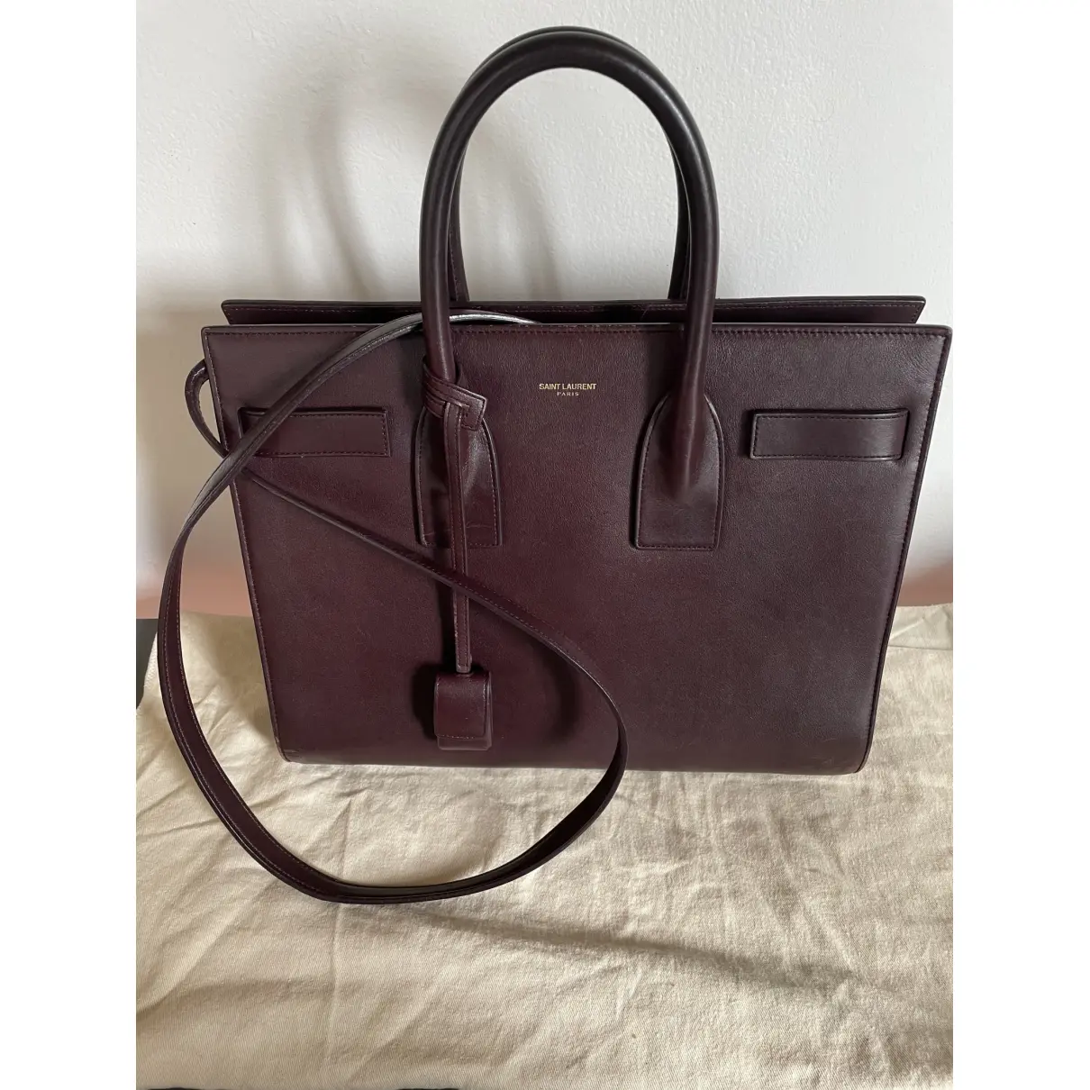 Sac de Jour leather handbag Saint Laurent