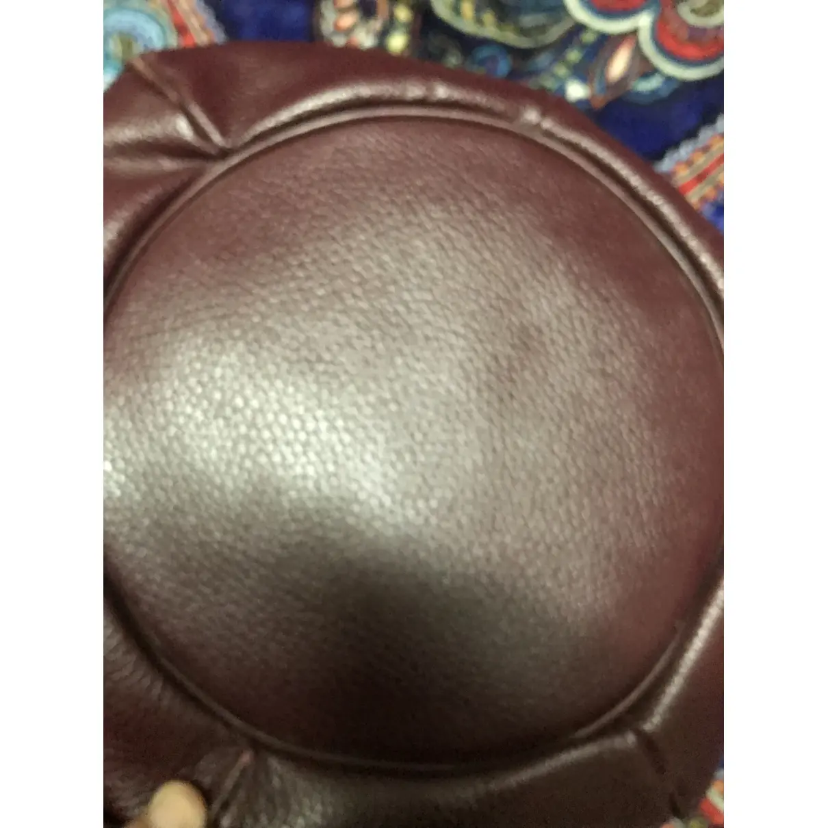 Seau leather handbag Cartier