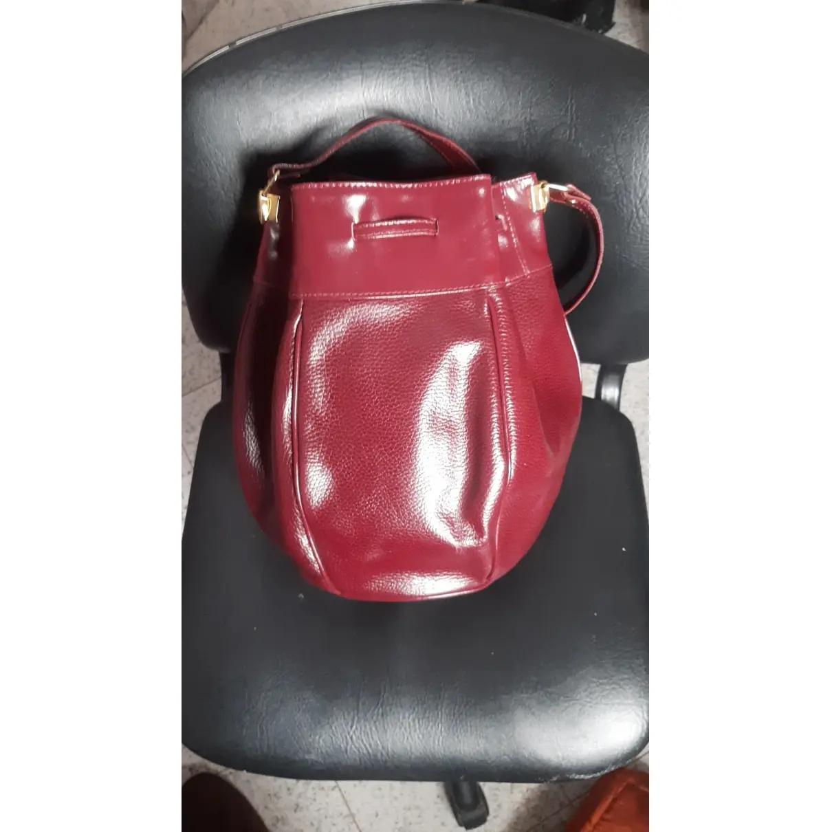 Buy Cartier Seau leather crossbody bag online - Vintage