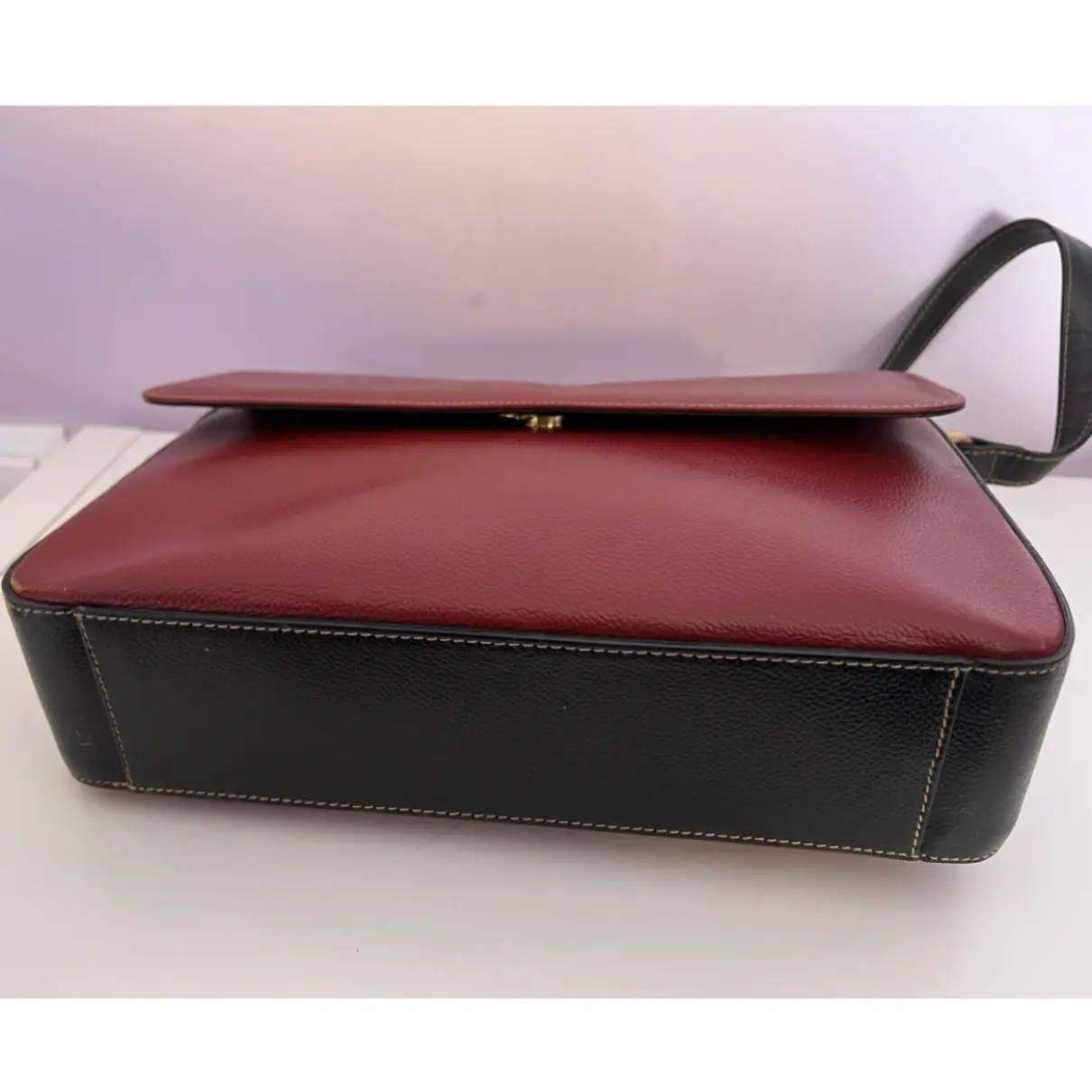 Tool Satchel leather handbag Balenciaga - Vintage