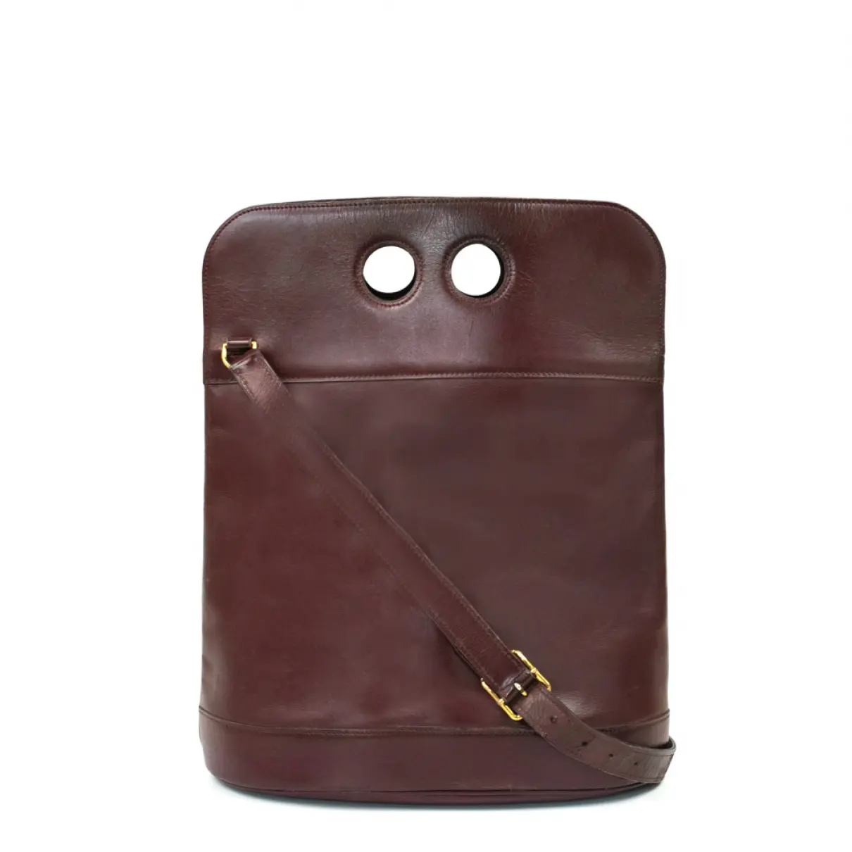 Torque leather crossbody bag Hermès - Vintage