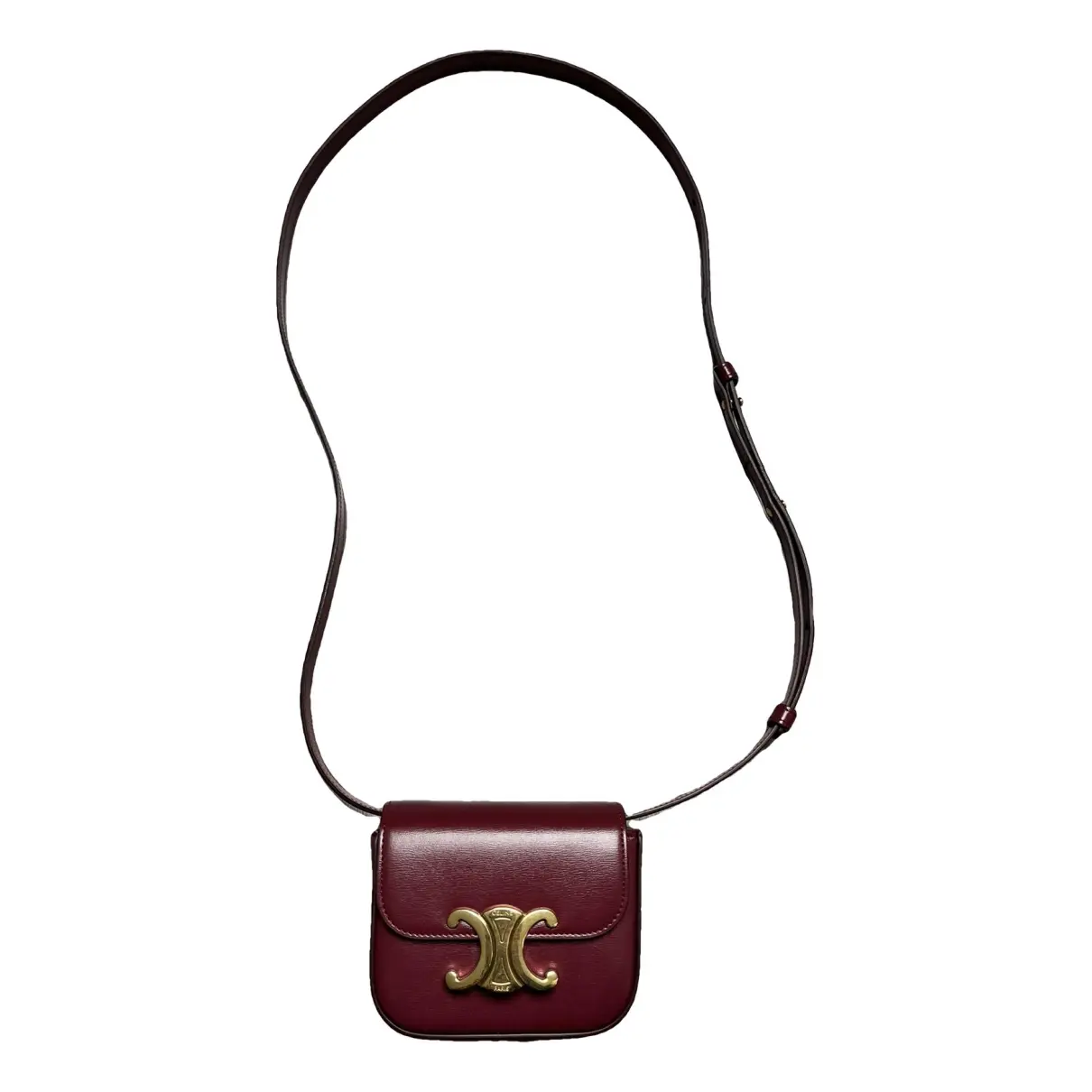 Triomphe leather handbag