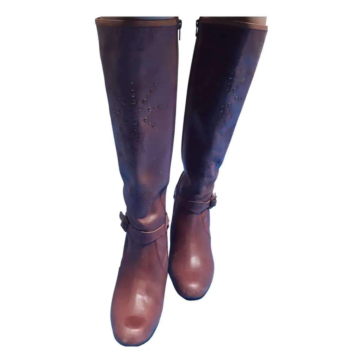 Leather boots VON DUTCH - Vintage