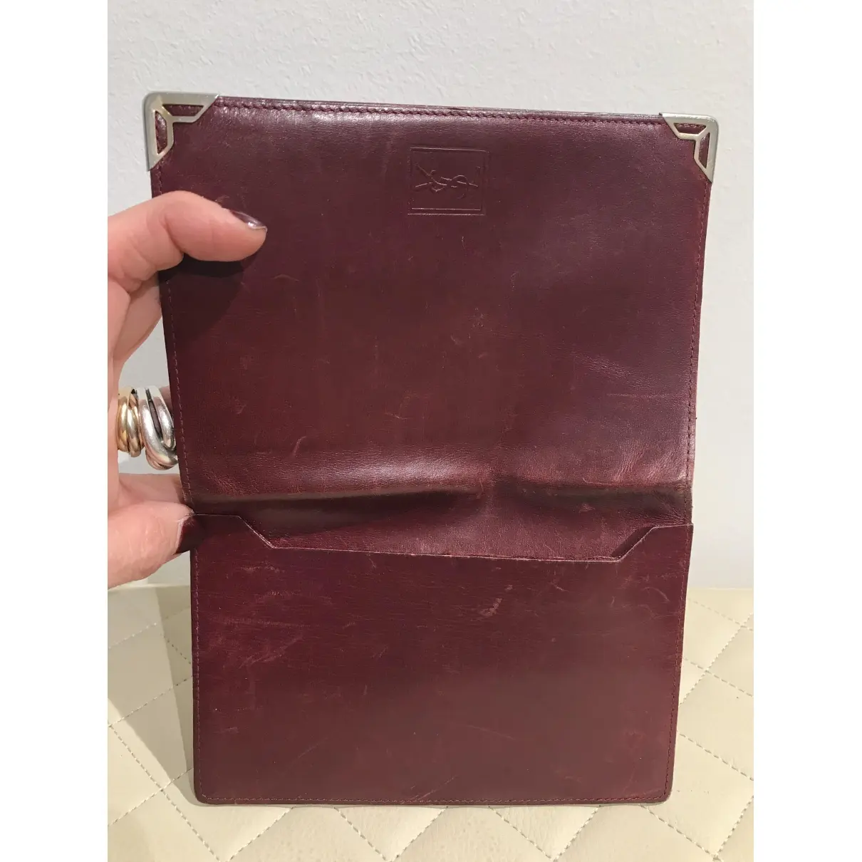 Leather diary Yves Saint Laurent - Vintage