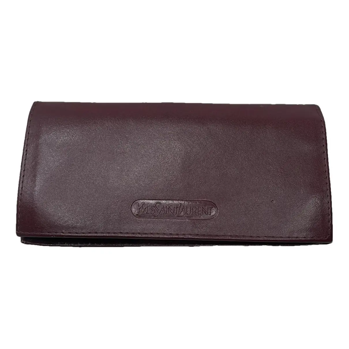 Leather wallet Yves Saint Laurent - Vintage