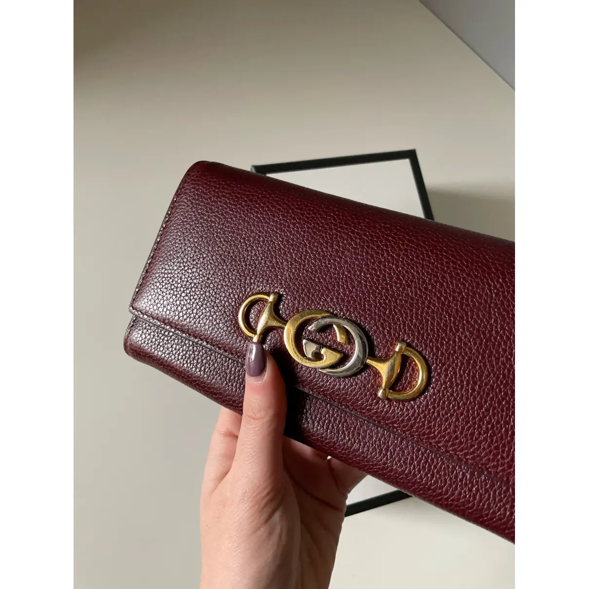 Buy Gucci Zumi leather wallet online