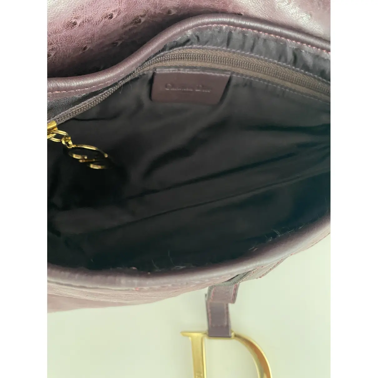 Buy Dior Saddle Vintage ostrich handbag online - Vintage