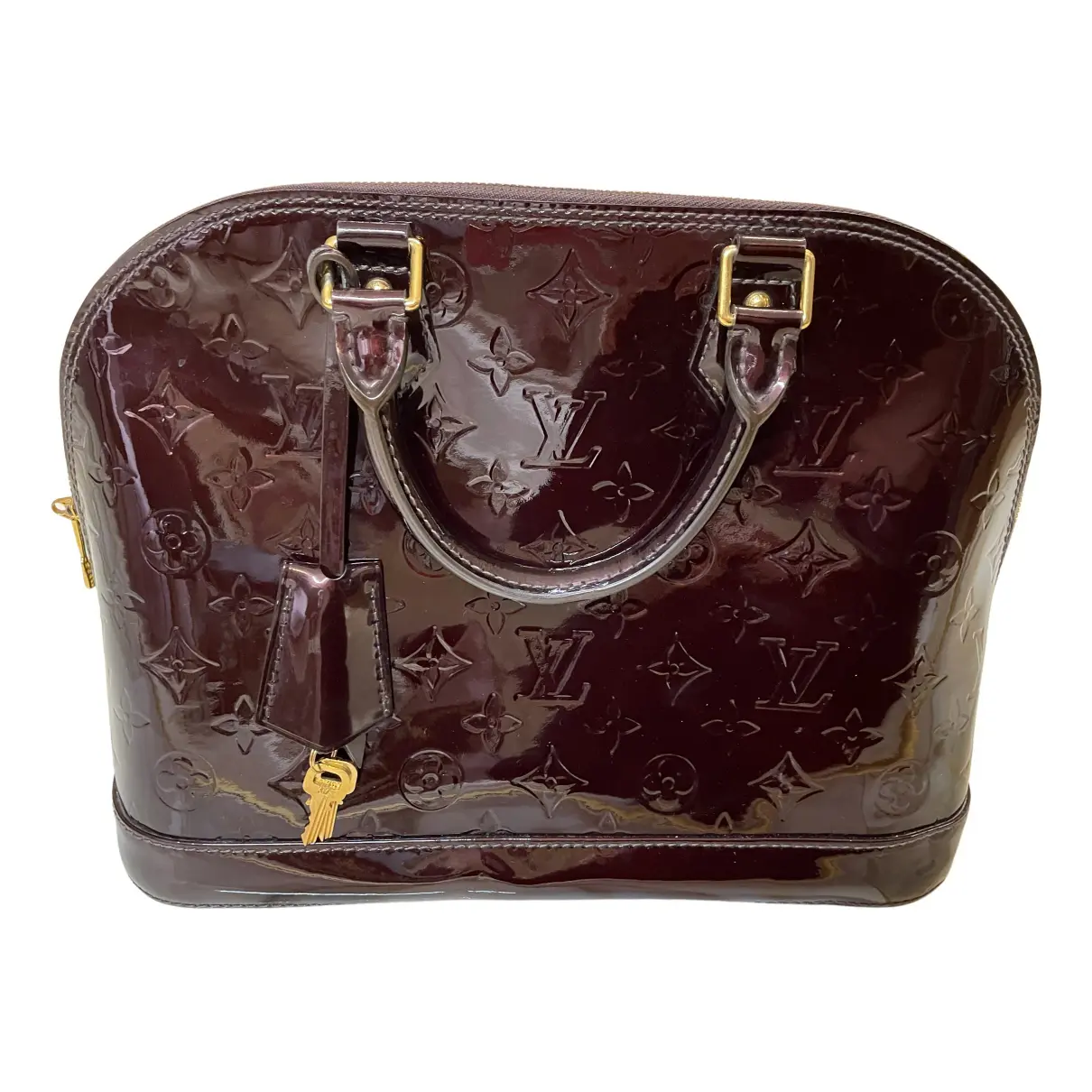 Alma patent leather handbag Louis Vuitton - Vintage