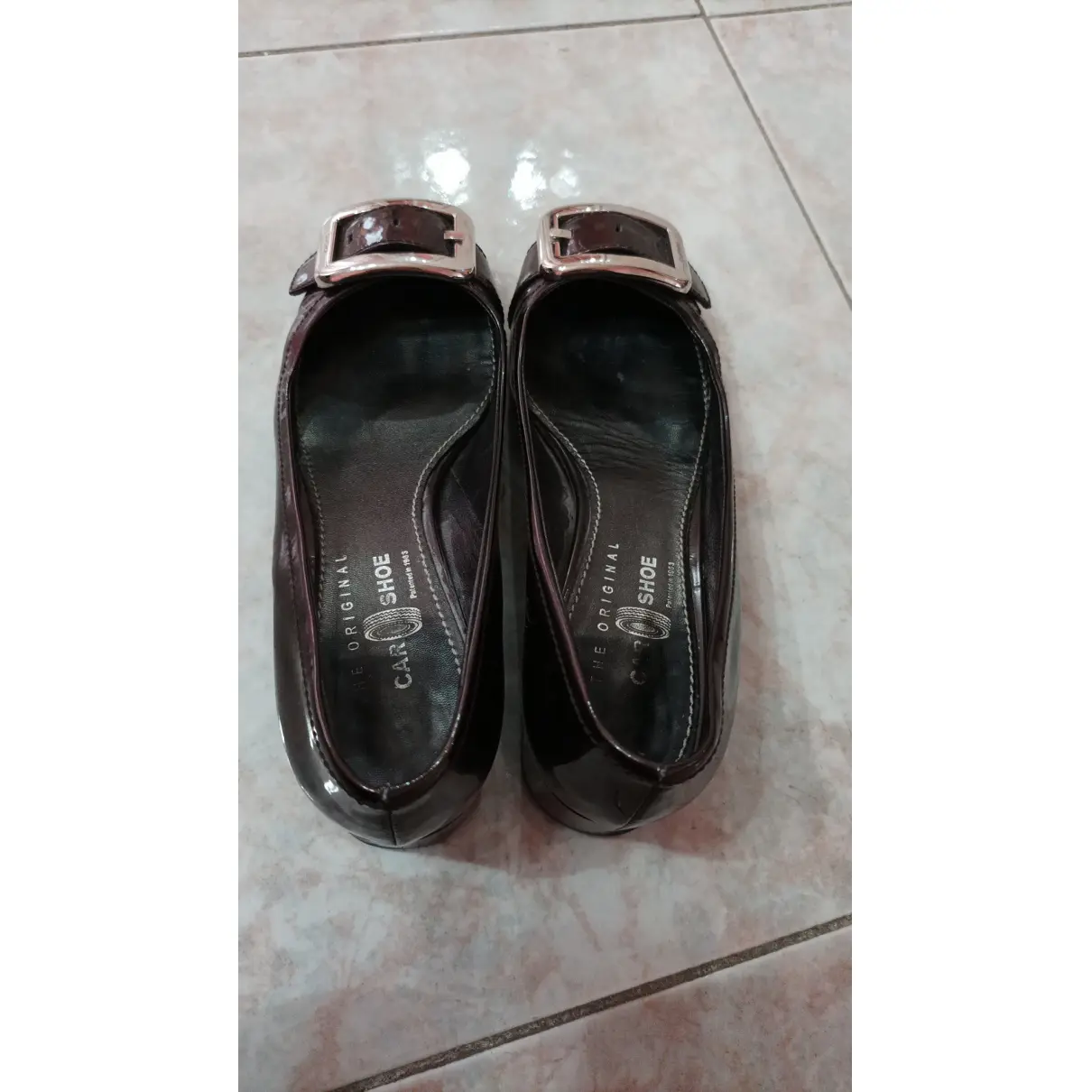 Patent leather ballet flats Carshoe