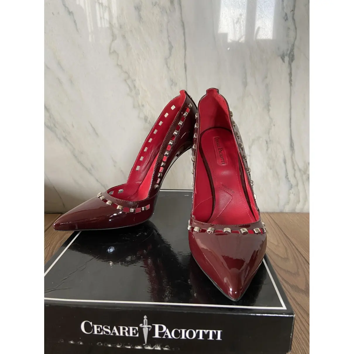 Patent leather heels Cesare Paciotti