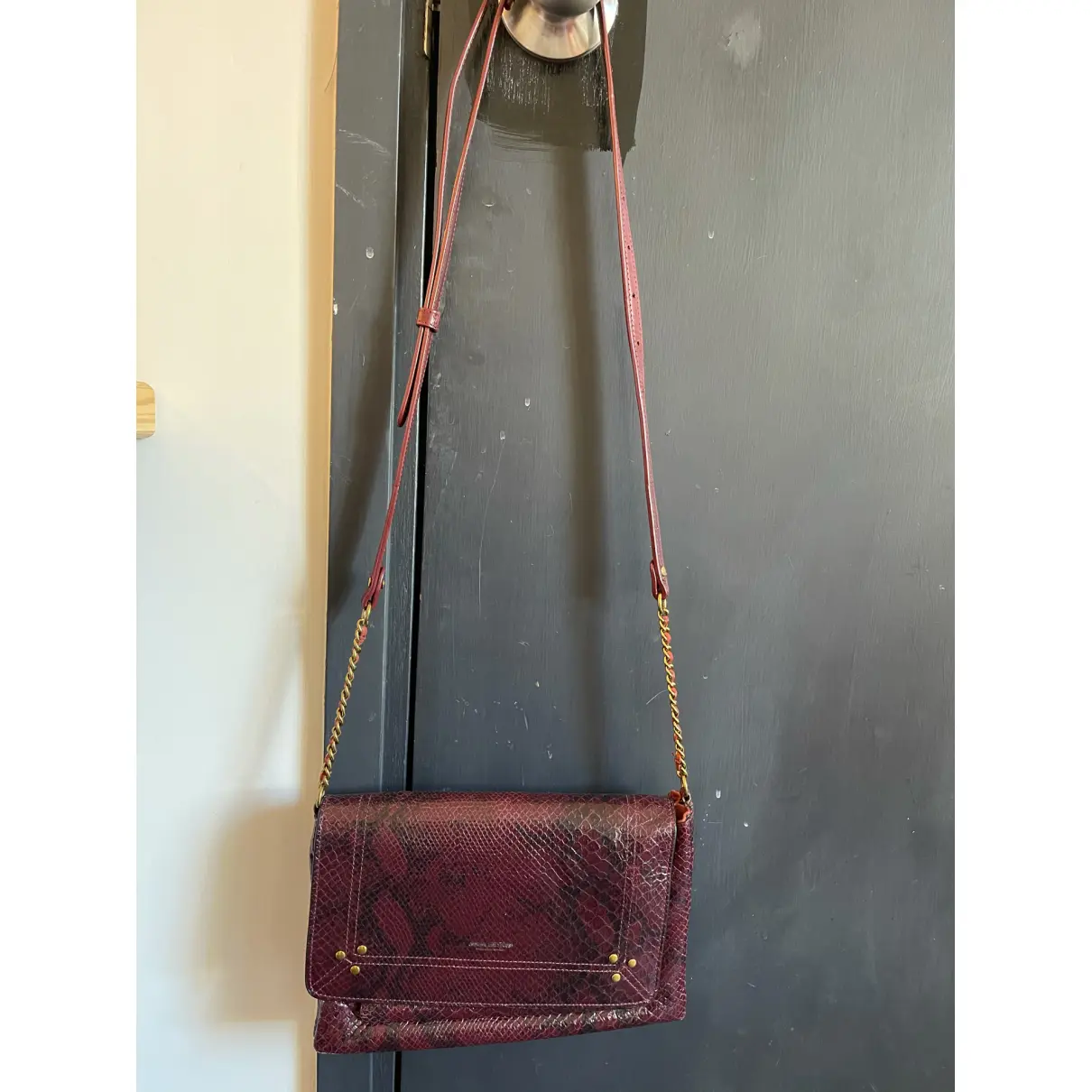 Patent leather handbag Jerome Dreyfuss