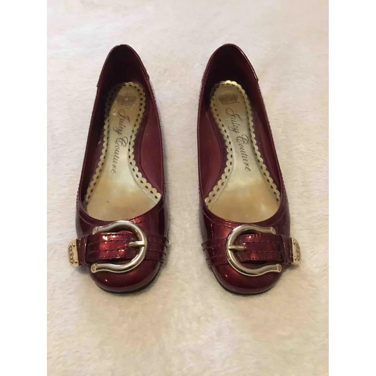 Juicy Couture Patent leather ballet flats for sale