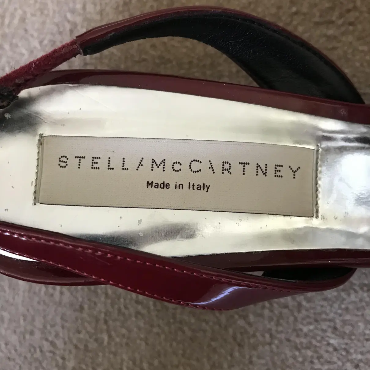Patent leather sandals Stella McCartney