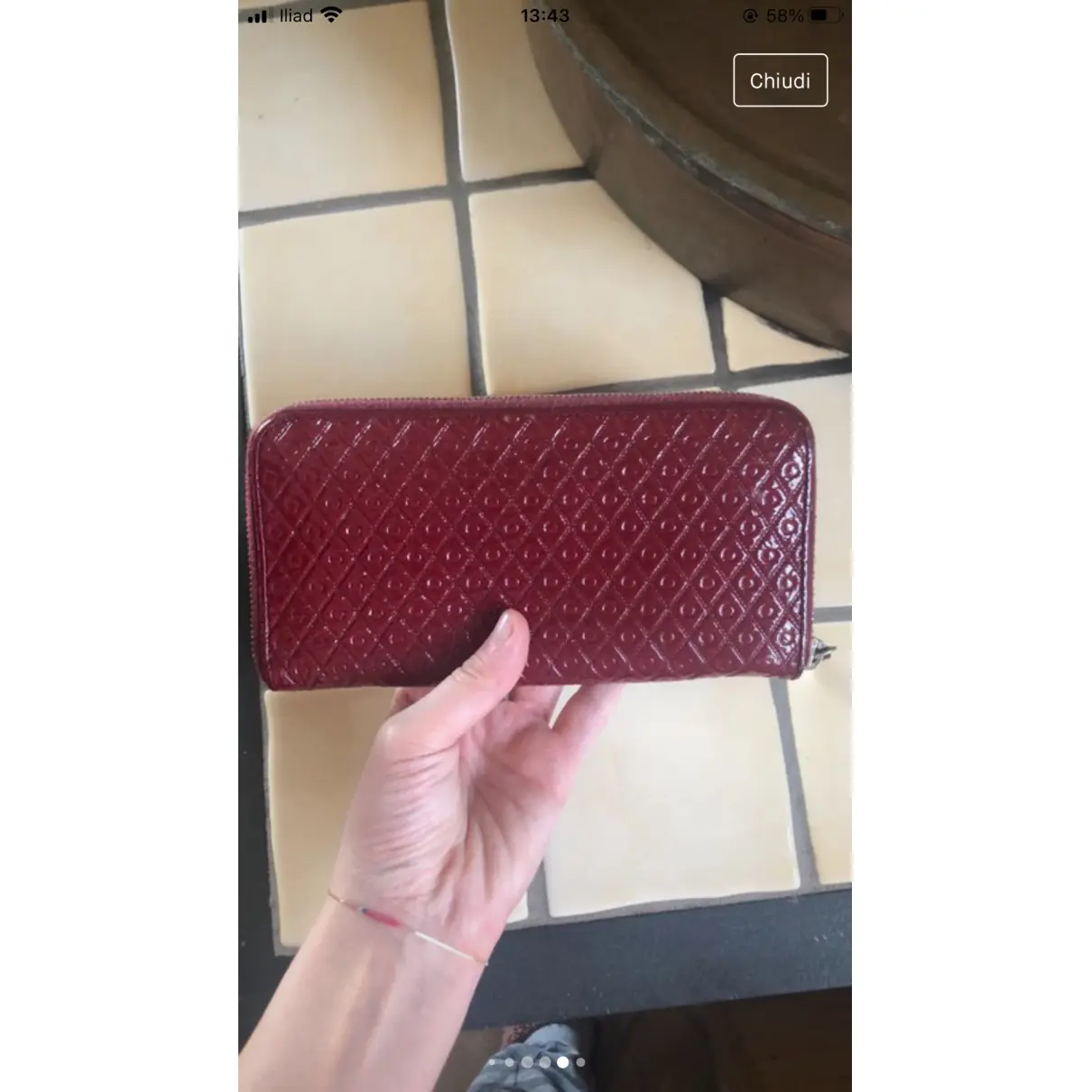 Buy Tod's Patent leather wallet online