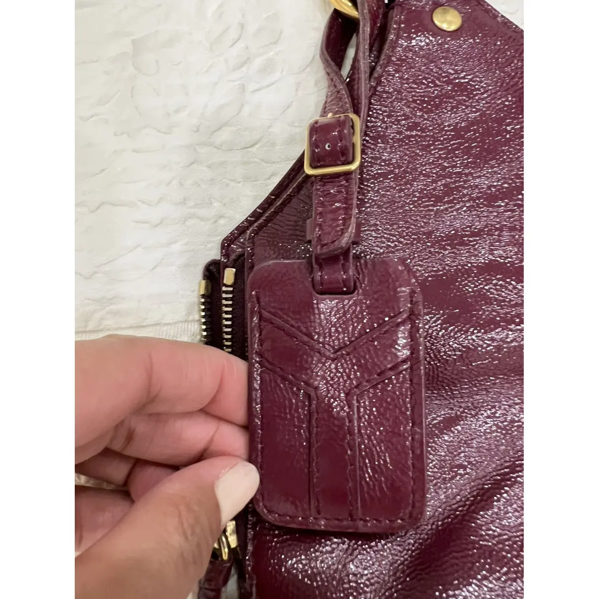 Buy Yves Saint Laurent Patent leather handbag online - Vintage