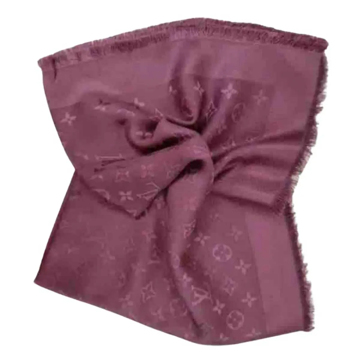 Châle Monogram shine silk silk handkerchief Louis Vuitton