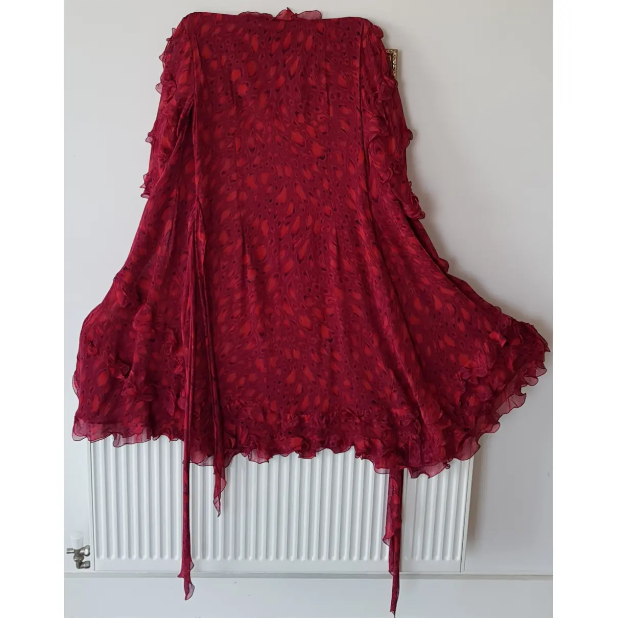 Silk mid-length dress Emanuel Ungaro - Vintage