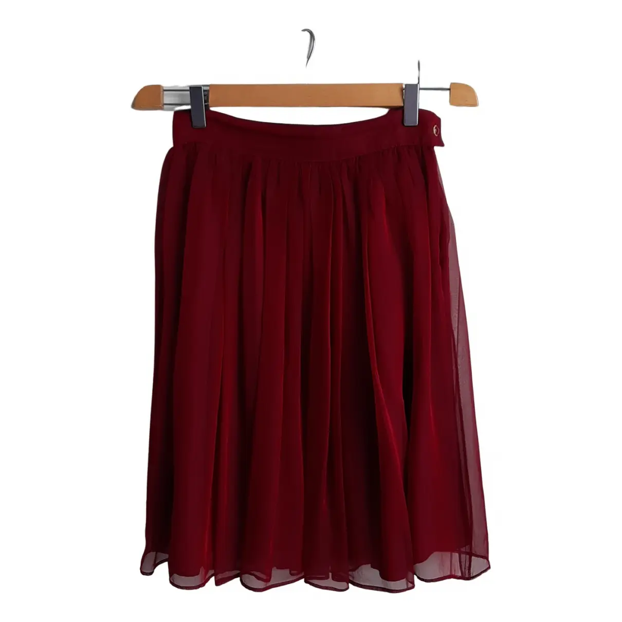 Silk mid-length skirt Max Mara - Vintage
