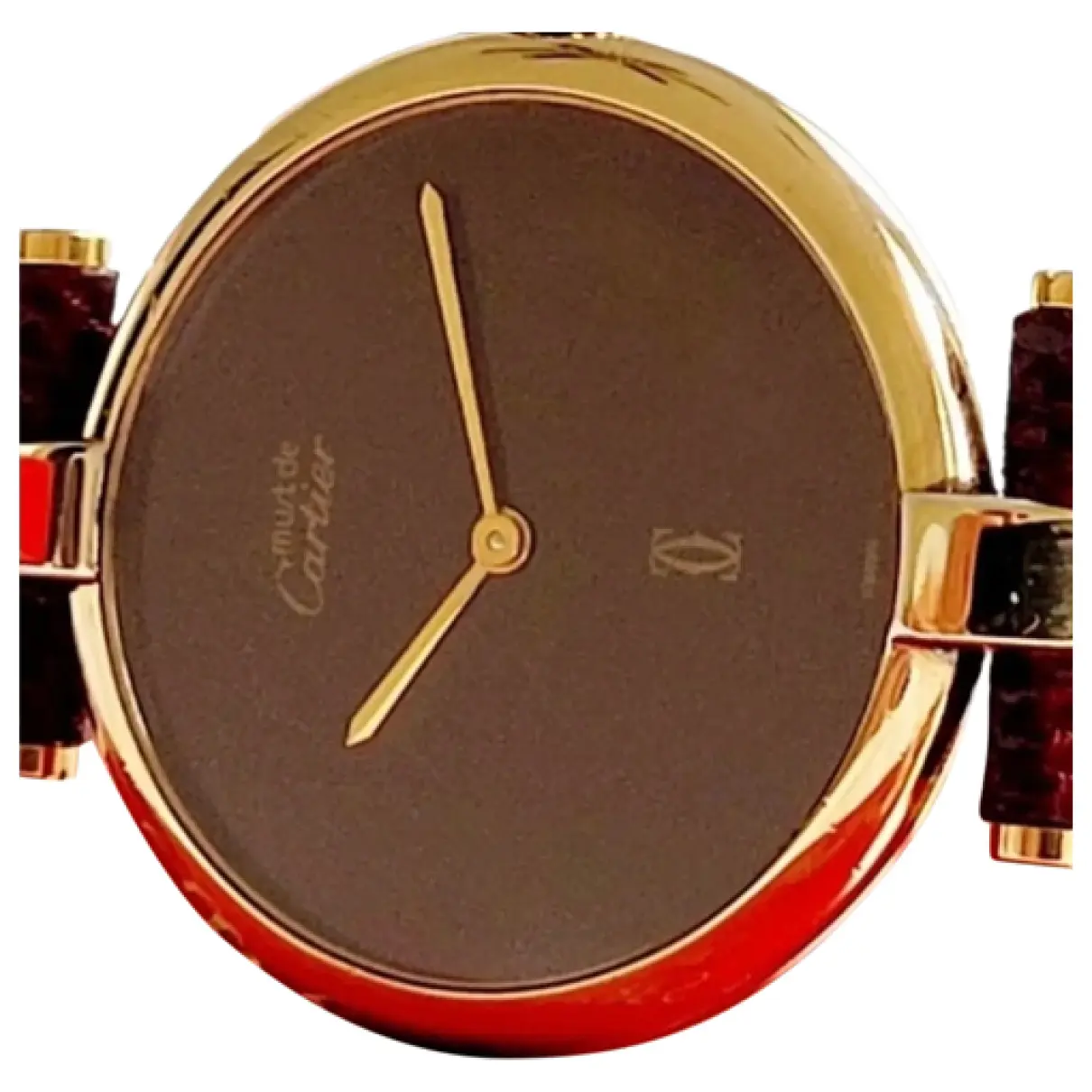 Must Vendôme silver gilt watch
