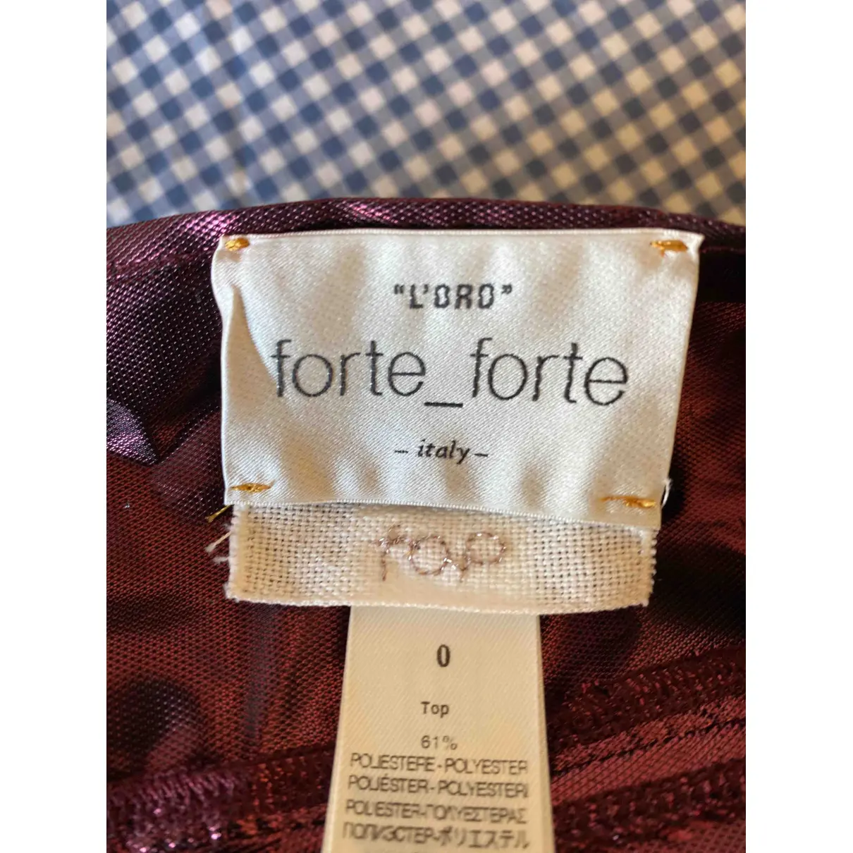 Burgundy Synthetic Top Forte_Forte
