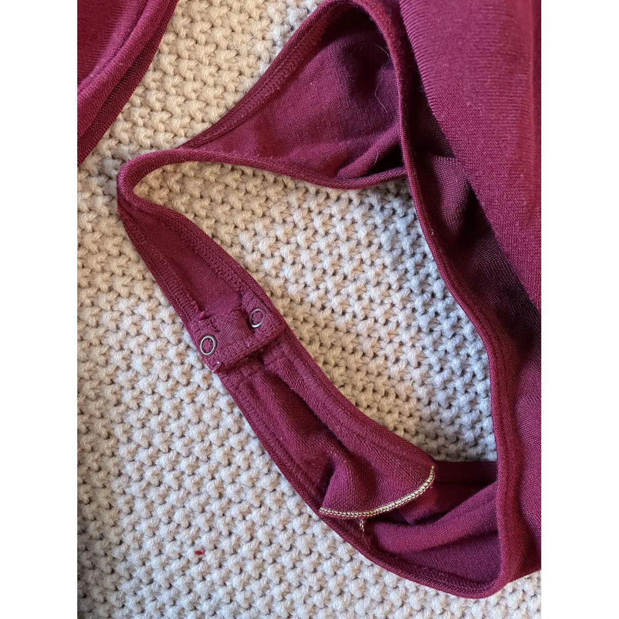 Burgundy Synthetic Top Wolford