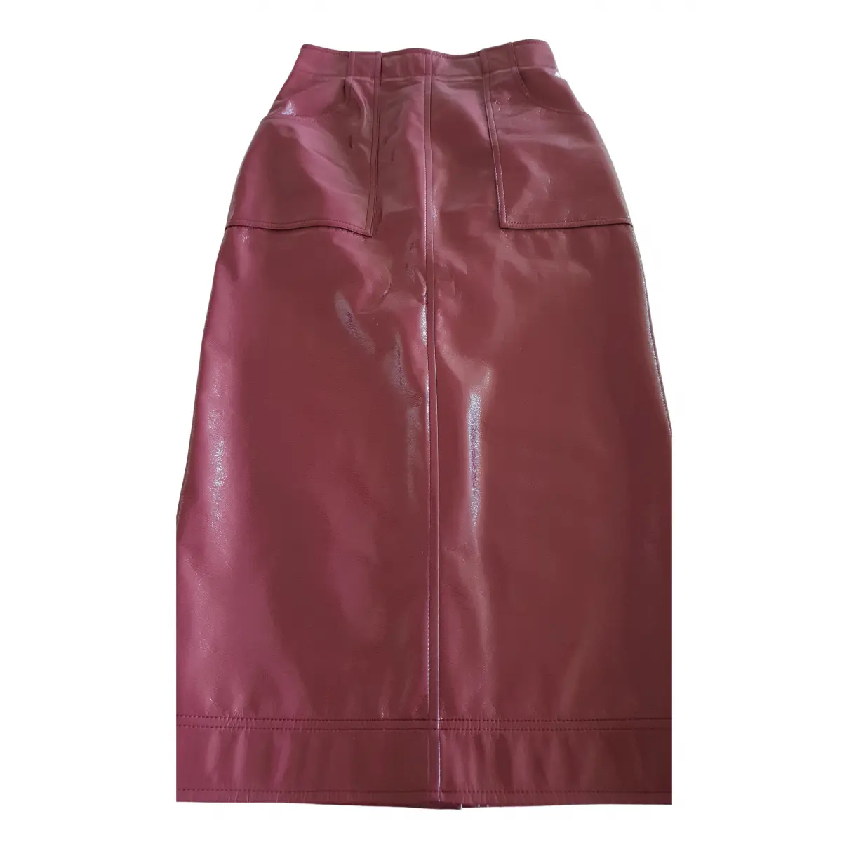 Vegan leather mid-length skirt Philosophy Di Lorenzo Serafini
