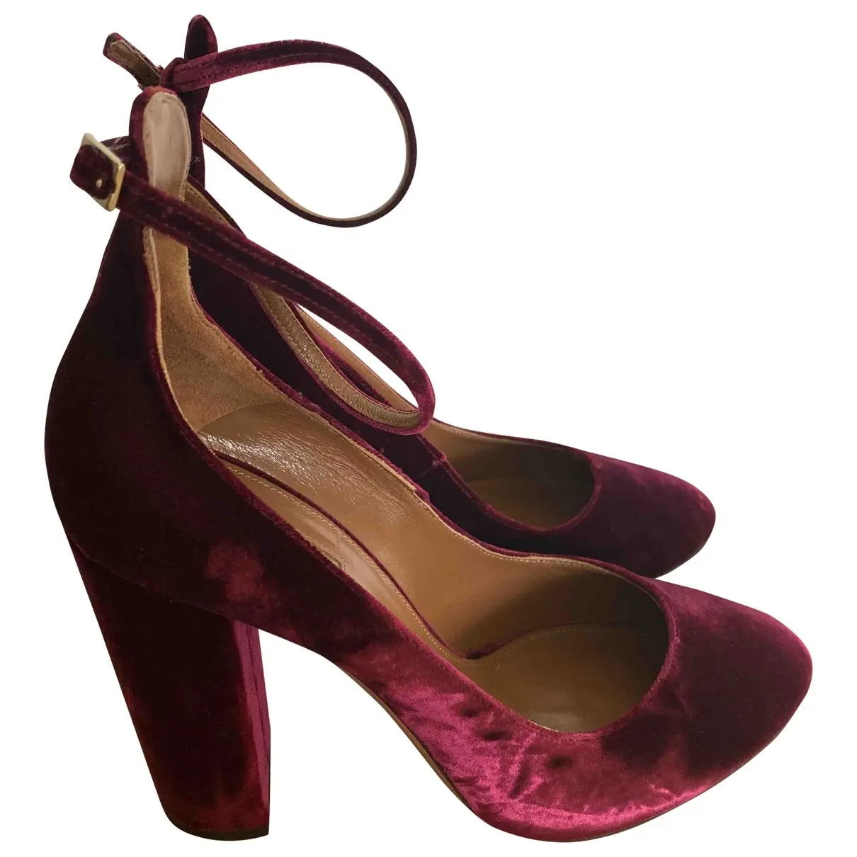 Velvet heels Aquazzura