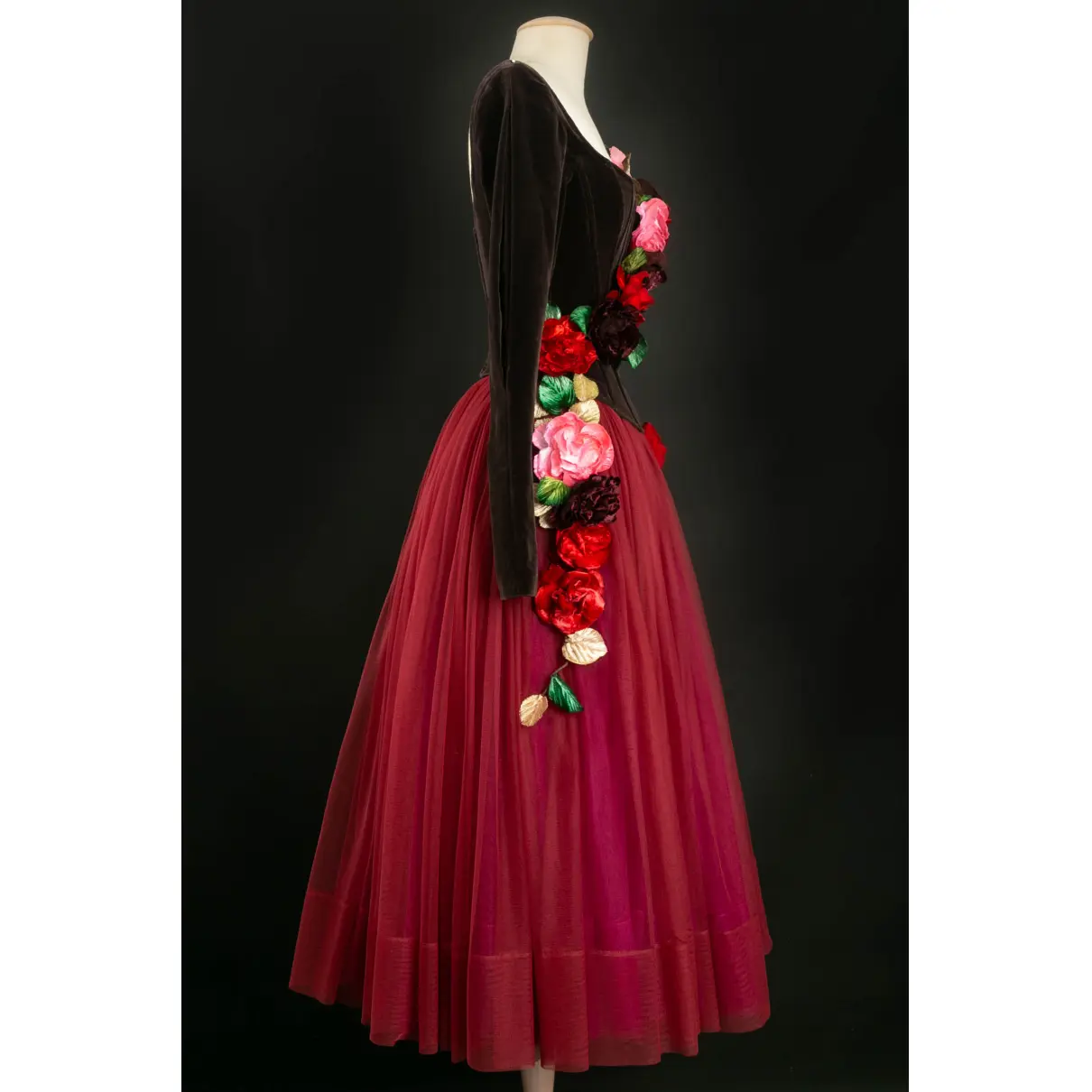 Buy Chantal Thomass Velvet maxi dress online