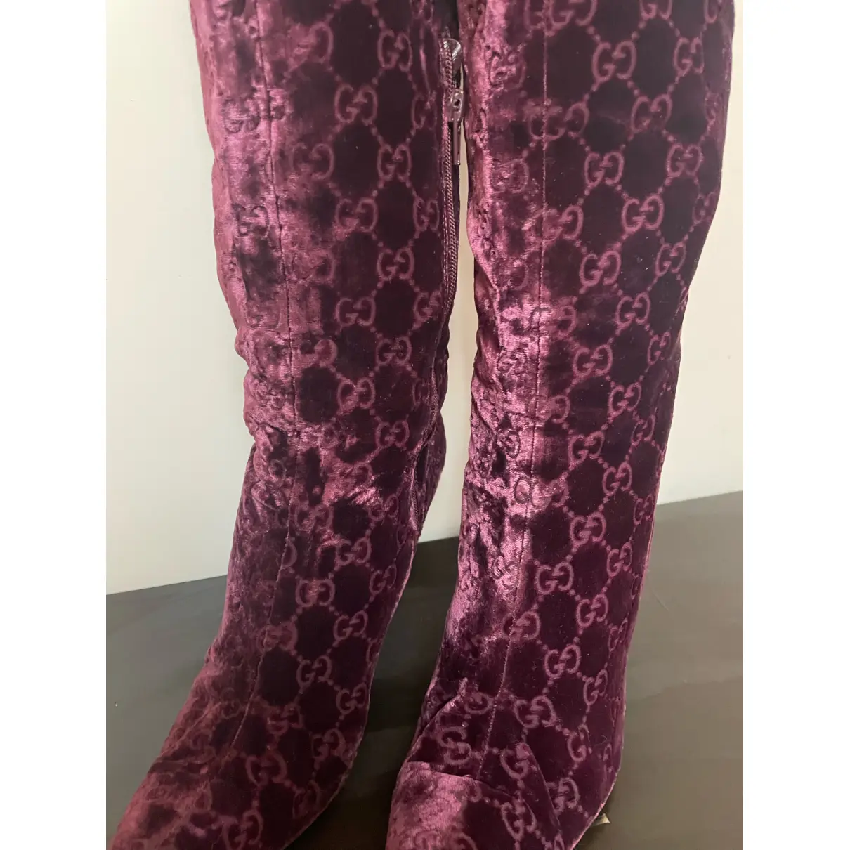 Buy Gucci Velvet boots online