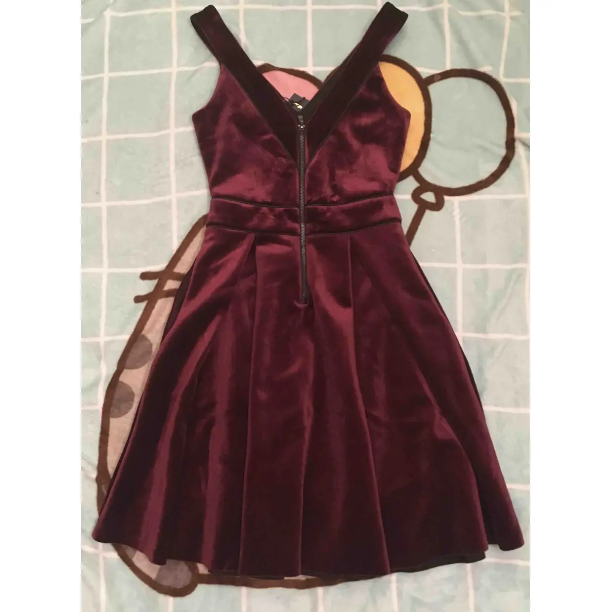 Buy Maje Velvet mini dress online